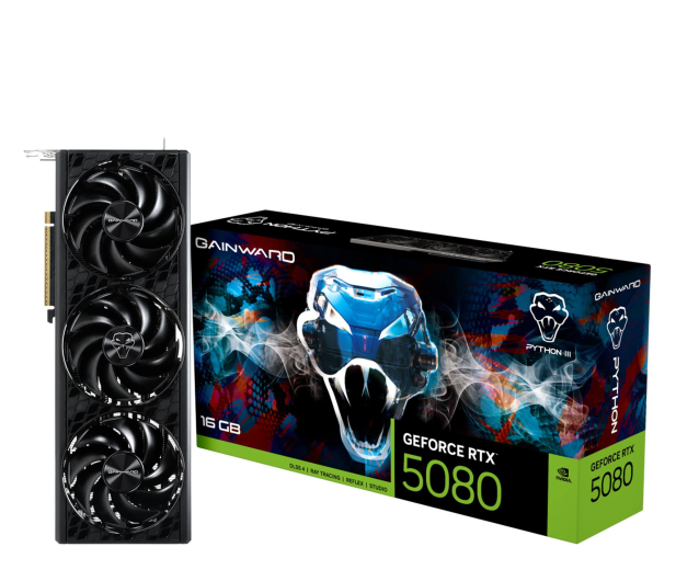 Gainward GeForce RTX 5080 Python III 16GB GDDR7 - 1602884 - zdjęcie